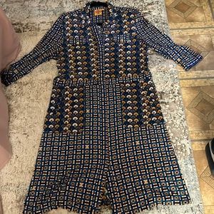 Women’s Tory Burch Silk Blend Shirt Dress Size XL